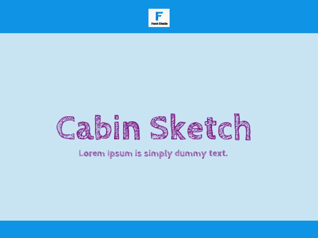Font chữ Cabin Sketch