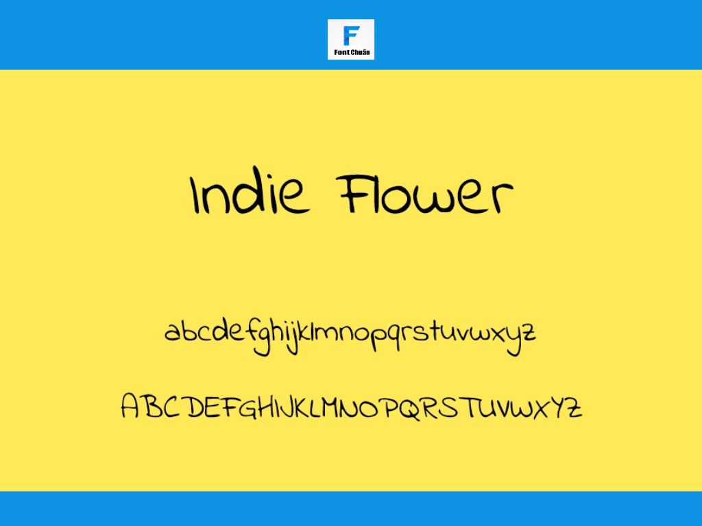 Font chữ Indie Flower