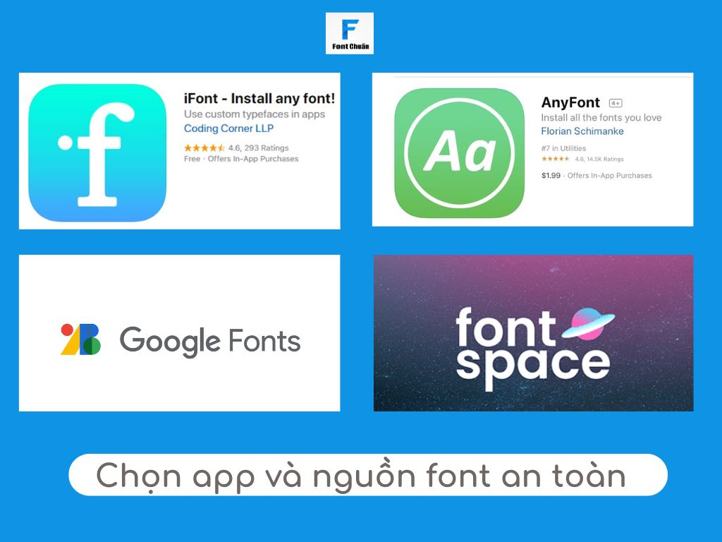 App font chữ iphone 17
