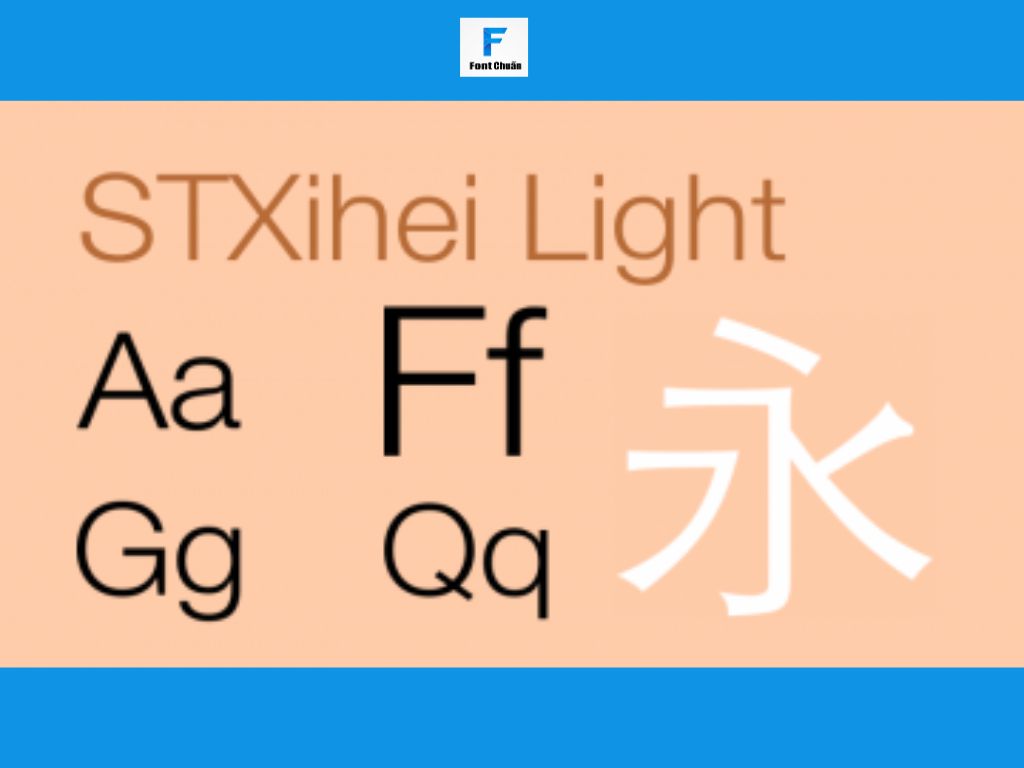 Font STXihei