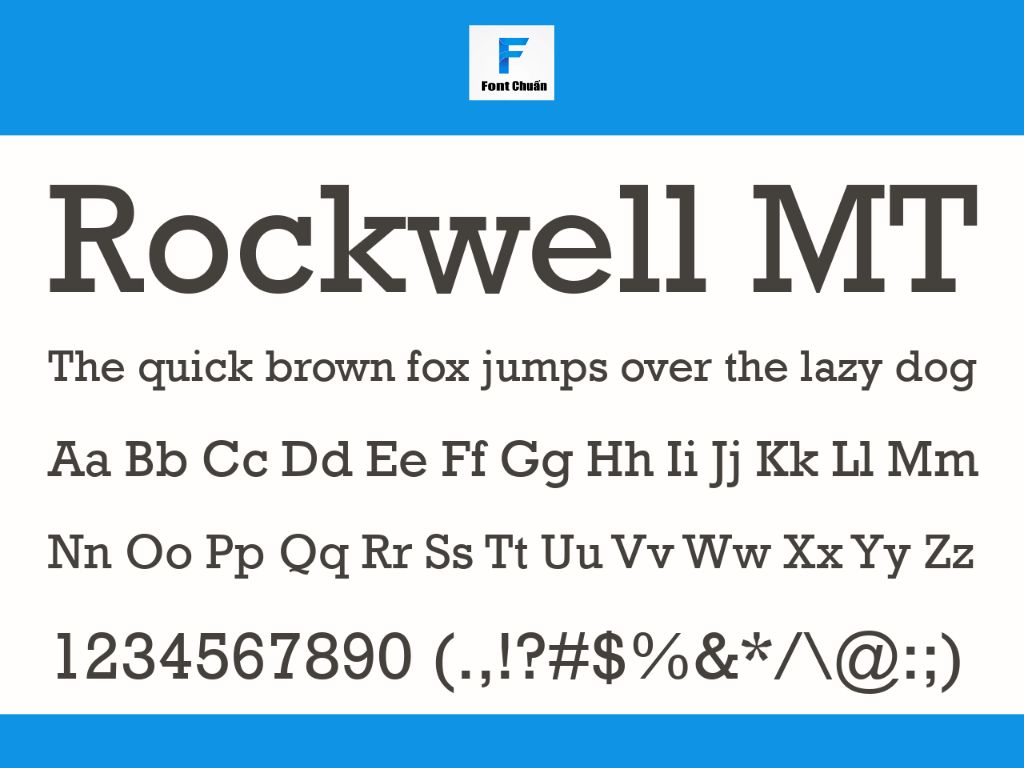 Font Rockwell