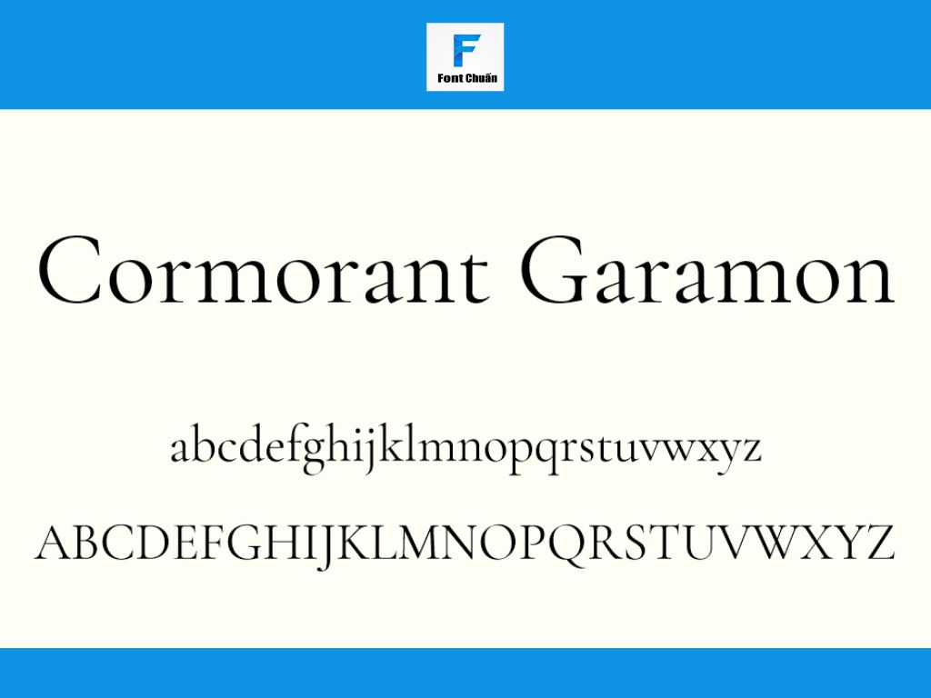 Font Cormorant Garamond