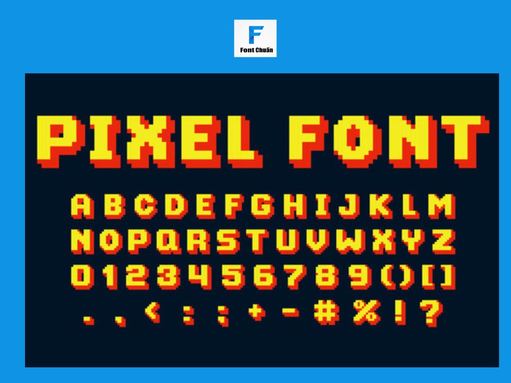 Font chữ Pixel Block Việt hóa