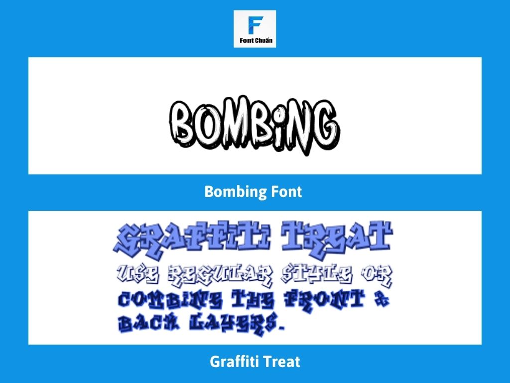 Graffiti Treat và Bombing Font