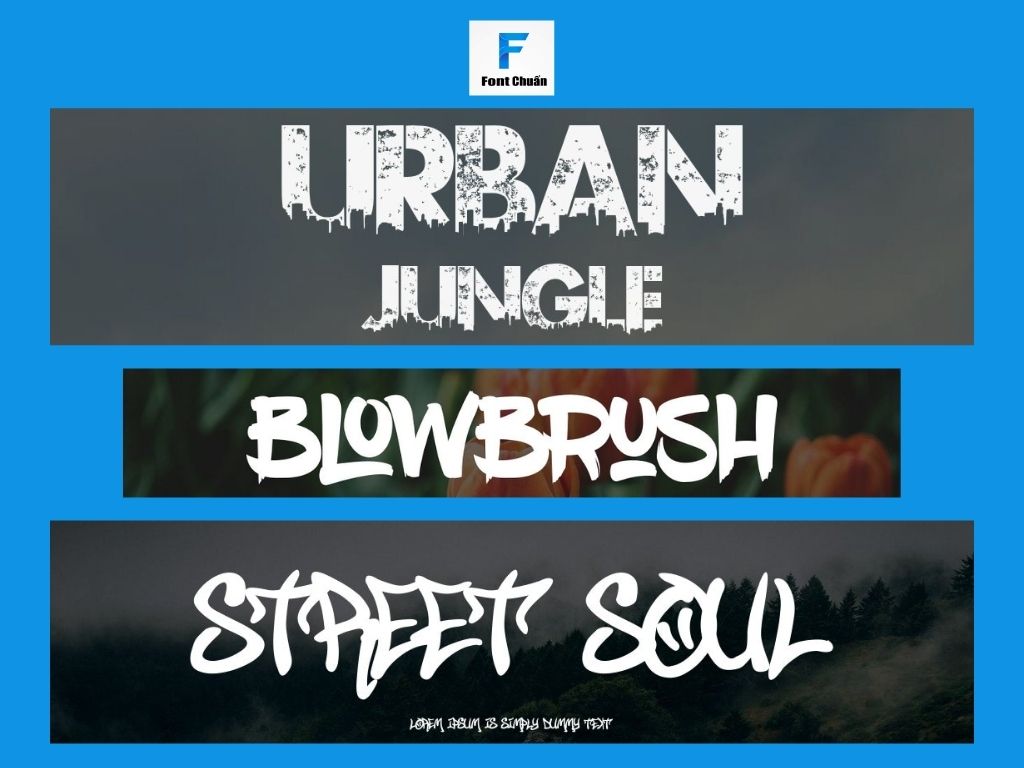 Các Font Graffiti Việt Hoá