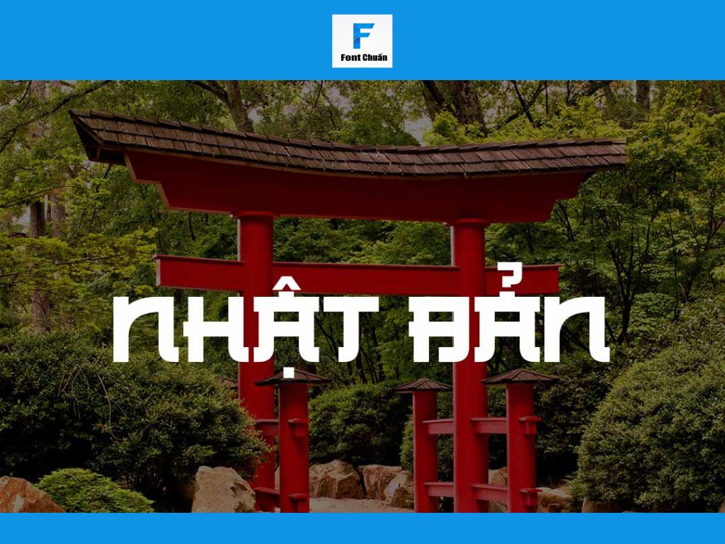 Font chữ Nhật Việt hoá