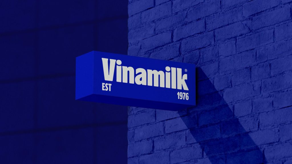 Font chữ Vinamilk. Nguồn vinamilk.com.vn